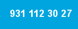 931 112 30 27 931 112 30 27